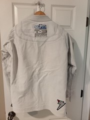 STORM Set White Gi BJJ Top Bottom Kimono Size A2