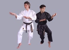 dragon® heavy weight black karate uniforms