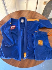 Albino & Preto A&P HERRINGBONE GI BLUE size L equivalent to an A3L