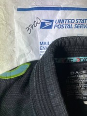 DFKC RIBEIRO Kimono Gi Black Jiu Jitsu Top Only S-M Measurements No Size Tag