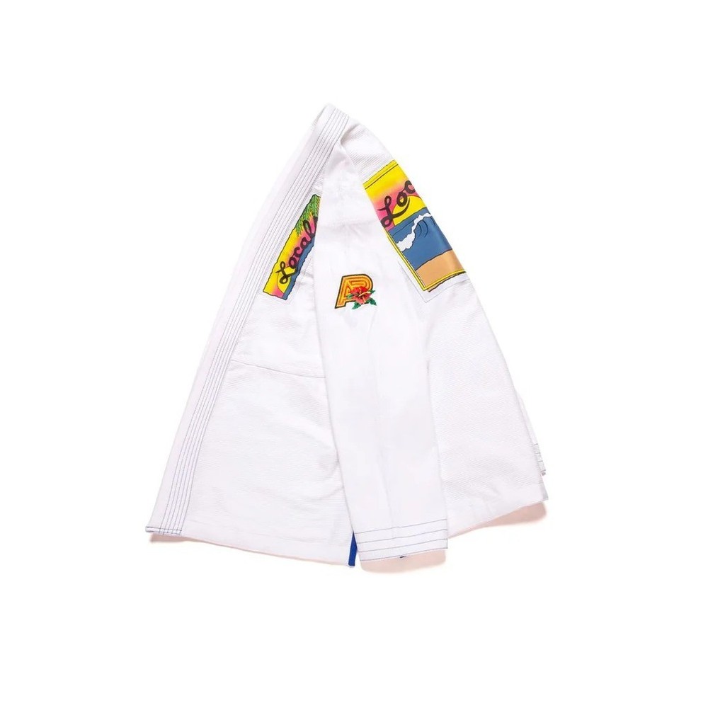 Albino and Preto Batch 78 Locals Kimono White BJJ Gi JIU JITSU Kimono 450GSM