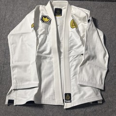 Gracie Humaita Jiu Jitsu Gi Kingz Base 2.0 White A5 With Belt Pants Uniform Men
