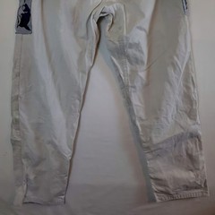 Impassable Brazillian Jiu Jitsu Fightwear White Blue A2 Pants Gi Set BJJ MMA