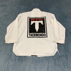 Pine Tree Sangmoosa Taekwondo Uniform Set Unisex 0 White Breathable with Belt