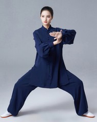 Summer Tai Chi Clothes Wrinkle Free Wushu Clothing Kung Fu Dress Martial Art