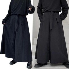 Men Hakama Harajuku Kimono Samurai Pants Men Casual Wide Pants Men Chinese Style