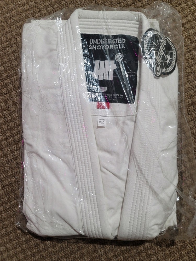 New Shoyoroll Batch 61 Undefeated V2 White BJJ Gi Uniform 450 gsm Jiu Jitsu Suit