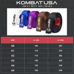 Adult BJJ Belts | Premium Jiu Jitsu Belt with Sleeve Bar for Ranking Stripes …