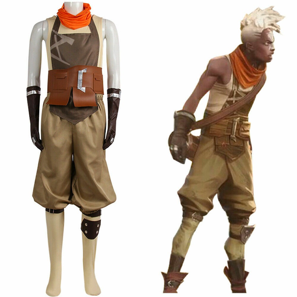 Arcane: League of Legends LOL Ekko Cosplay Costume Halloween Outfit Suit !