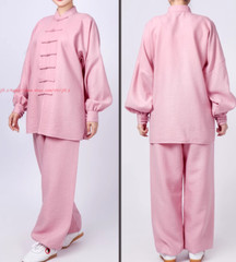 Men Women Linen Tai chi Uniforms Kung fu Suit Martial arts Wing Chun Clothes Set