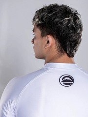 Fuji Baseline 2.0 IBJJF Ranked BJJ Jiu Jitsu ShortSleeve SS Rashguard – White