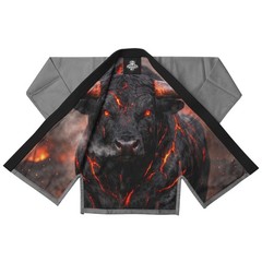Premium White BJJ Gi Jiu Jitsu Kimono With Custom Inner Rashguard Lining Design