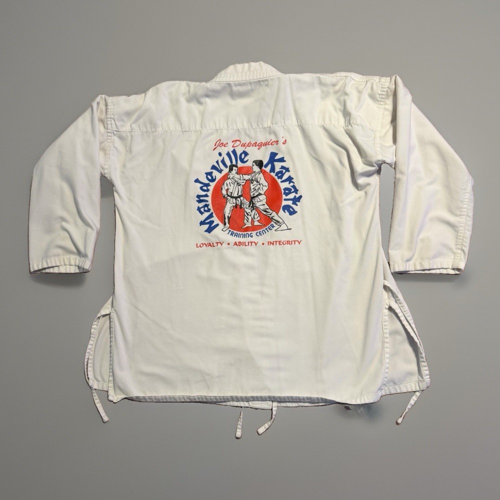 Vintage Martial Arts Gi Jacket Mandeville Karate Macho Martial Arts Brand