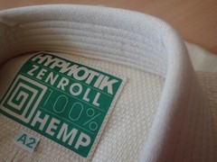 BJJ Gi Hypnotik ZenRoll WHITE (A0) (belt on request, not incl.) [100% HEMP]
