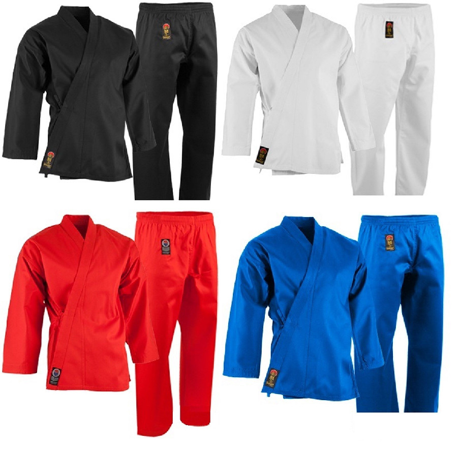 ProForce 7.5 oz. Medium Weight Uniform ALL COLORS Karate TKD Training FREE BELT