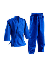 Thapur Sports Elite Single Weave Judo Uniform – Blue – 500 GSM – Free Belt