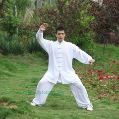 Men’s Cotton Kung Fu Tai Chi Uniform Martial Arts Wushu Taiji Wing Chun Suit New