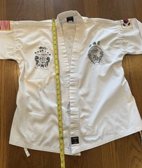 Swift MTI Gi Karate Martial Arts Jacket With Patches Youth OOM YUNG DOE