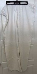KI INTERNATIONAL WHITE HEAVY COTTON KARATE UNIFORM SIZE 5~PRE-OWNED~WORE IT ONCE