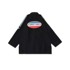 Albino and Preto BRG COMP GI BLACK BJJ 450 GSM BJJ Jiu Jitsu Kimono With Bag