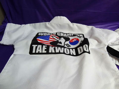 TIGER CLAW TAE KWON DO ELITE SPORT UNIFORM(SHIRT/SHORTS) SIZE 000^*