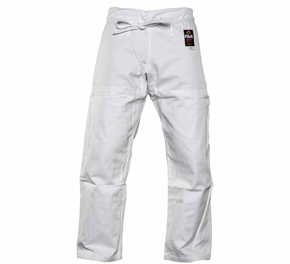New Fuji Sports All Around Mens Brazilian Jiu Jitsu Jiu-Jitsu BJJ White Gi Pants