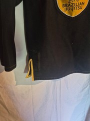 Elite Brazilian Jiu-Jitsu Set Color Black/ Yellow Gorpcore Grunge Sport