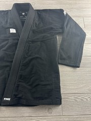 KINGZ Kimonos Basics Jiu Jitsu Youth Gi Size F2 Judo Black MMA Top Only