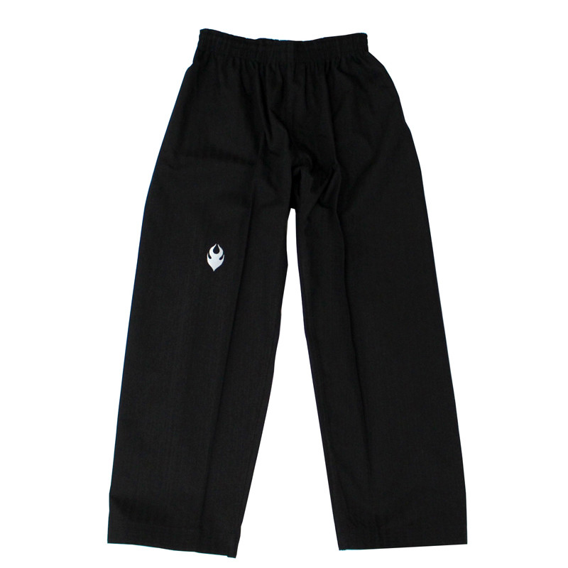New Black Red Uniform Pants Dobok Gi Elastic Waist Taekwondo Karate Judo WTF KTF