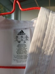 Adidas Taekwondo Uniform WT Approved Student Suit Kids Dobok Childrens 130cm