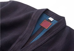 indigo dyed navy blue double layer Japanese Kendo gi Kendogi 100% Cotton