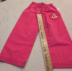 GRACIE BARRA Jiu Jitsu Gi Girls PINK Equipe GB Edition Lite Ripstop Kimono Y2 4t
