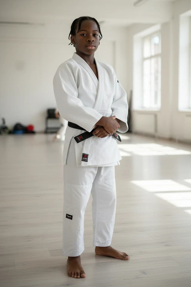 Judo Gi Uniform White Blue 550GSM Club 750GSM Professional Suit UK