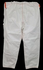 Sanabul Jiu Jitsu Pants Highlights Pro Edition BJJ White Orange Size A4 IBJJF