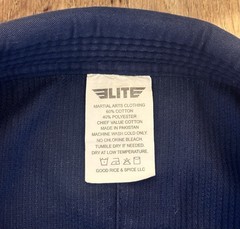 Elite Sports BJJ Gi Jacket A4 Blue Brazilian Jiu Jitsu Kimono Top Martial Arts