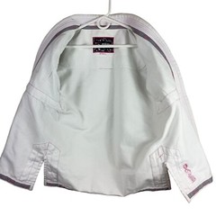 Fuji Champion Kimono W1 Jiu-Jitsu Gi Jacket Embroidered Cherry Blossom Cancer