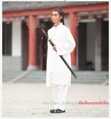 3 Pieces Wudang Taoist Robe Kung Fu Tai Chi Suit Martial Arts Wu Shu Uniform
