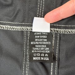 Origin Maine Jiu Jitsu Woven Gi Jacket Pants Set Black Mens A5 2XL USA Made BJJ