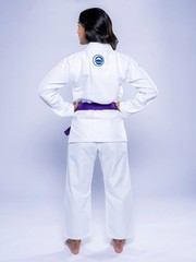 FUJI Womens Baseline Ju Jitsu Gi White Navy W00