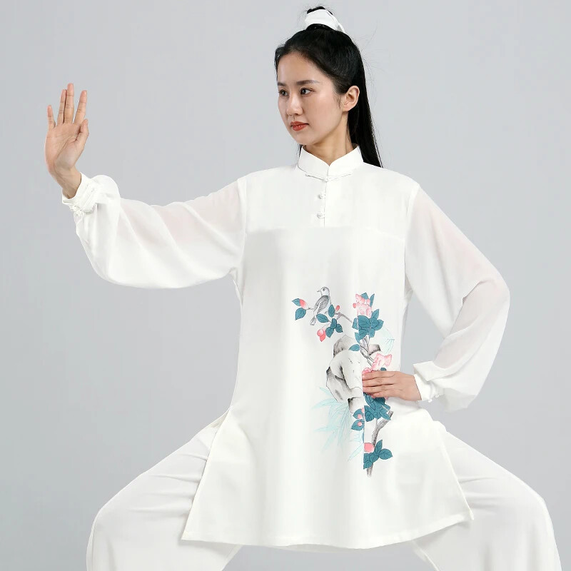 Tai Chi Clothes Women Wushu Clothes Kung Fu Martial Art Uniform Hand Painted