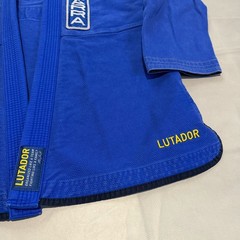 Gracie Barra LIMITED EDITION Lutador BJJ Gi Blue Brazilian Jiu Jitsu A5 Men MMA-