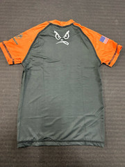 BAD BOY RANKED RASHGUARD ORANGE GI Jiu Jitsu BJJ MMA Youth Teen Brazil NEW READ
