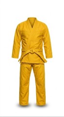 Yellow Cotton Martial Arts Gi – Jiu-Jitsu, Karate & Judo Training Uniform