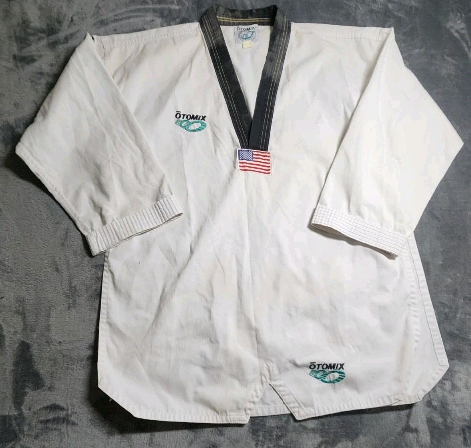 Otomix Performance Martial Arts Taekwondo Dobok Uniform Top Unisex 4 White Z*
