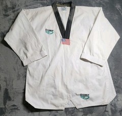 Otomix Performance Martial Arts Taekwondo Dobok Uniform Top Unisex 4 White Z*
