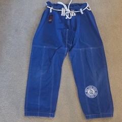 War Tribe Jiu-Jitsu BJJ Gi Set Jacket & Pants Blue Adult Unisex A1
