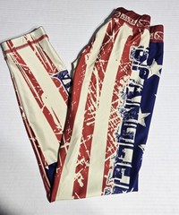 Youth XL Spangled Ninja Grappling Spats Pants stars stripes Jujitsu