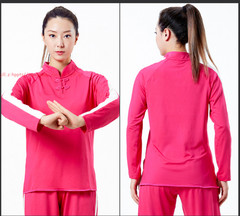 Unisex Martial Arts Suit Chinese Traditional Milk Silk Tai Chi Kung Fu Uniform