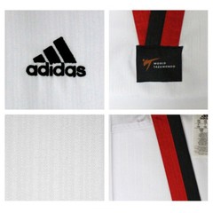 Adidas Original Taekwondo Dobok Uniform Kukkiwon WTF KTA Approved Kid Adult Gi