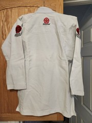 Flow Kimonos Air Gi A1 White BJJ Ultra Lightweight Jiu-Jitsu Kimono RIPSTOP